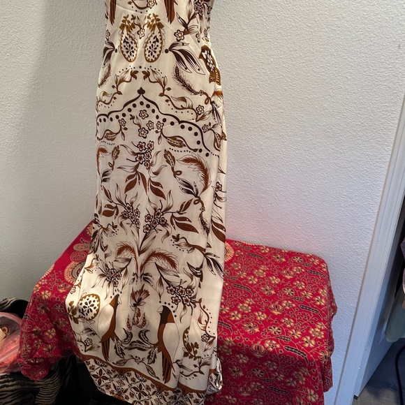 House Of Harllow  1960 Satin Tropical Maxi Dress. NWOT - Picture 4 of 8